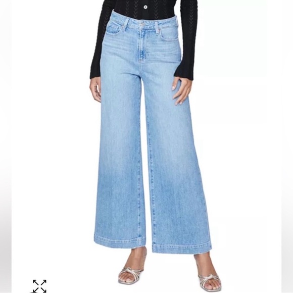 PAIGE Denim - PAIGE Harper Light Blue Flare Jeans